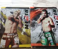 RIZIN 鈴木千裕 クリアファイル➕平本蓮 RIZINウエハースカード - メルカリ