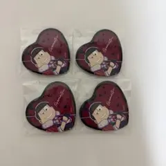 おそ松さん バニーボーイ ハート缶バッジ おそ松 まとめ売り 4点