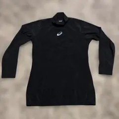 ☆ 美品☆ ASICS ブラック ロングスリーブ Tシャツ XL