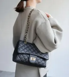 sakishimatokyo キルティング チェーンバッグ