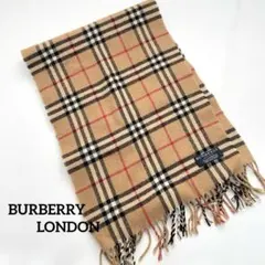BURBERRY バーバリー　ノバチェック柄　マフラー　ラムウール