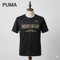 PUMA プーマ さいたまマラソン 記念 Tシャツ L 黒　ランニング