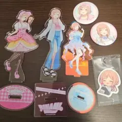 学園アイドルマスター 姫崎莉波 アクリルスタンド 缶バッジ ステッカーセット