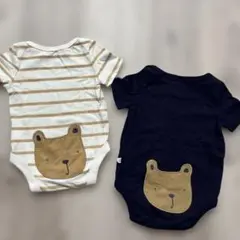 GAP baby 半袖ロンパース 2点セット