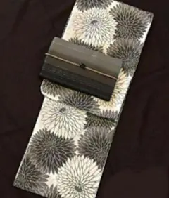 モノトーン蓮葉の粋モダン浴衣セット - メルカリ