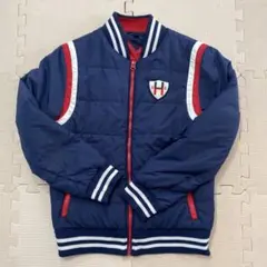 TOMMY HILFIGER キッズ ネイビー キルティングジャケット XL