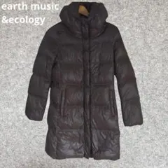 earth music&ecology ブラウン ダウンジャケット