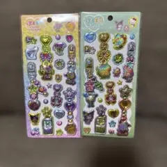 サンリオキャラクターズ ぷくキラ チャームステッカー 2枚セットのサムネイル