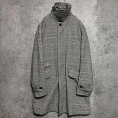 ORIHICAオリヒカ ウールカシミヤ 千鳥格子 コート L 通勤 ビジネス