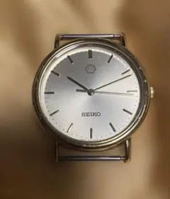 ジャンク SEIKO 昭和シェル石油 コラボ腕時計クオーツ　7N01-6D30