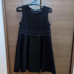 CHOPIN de deux 黒 ノースリーブワンピース 130