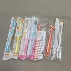 匿名らくらく便！　子供用歯ブラシセット S 歯科　舌ブラシ込み　7本セット