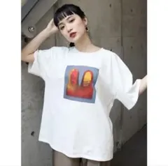 MURUA×mottyユニセックスで着れるオーバーサイズTシャツのサムネイル