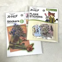 ★ズートピア★フレークステッカー 40枚入・ダイカットステッカー3枚入り