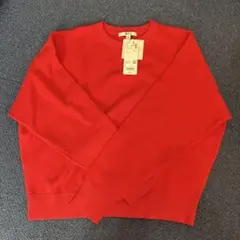 新品未使用ユニクロ　スムースコットンクルーネックセーター　L