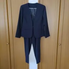 あ*マ様 ネイビー パンツセットアップ　LLサイズ
