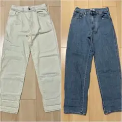 UNIQLO U カーブジーンズ　2本セット