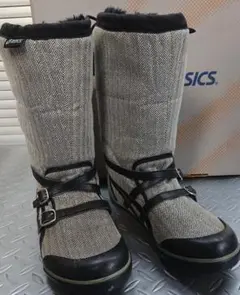 asics ブーツ グレー/ブラック 中古品