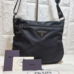 【近年モデル/極美品】PRADA ナイロン×サフィアーノレザー ショルダーバッグ