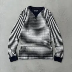 00s OLD UNIQLO ボーダー　サーマル　ロンT Y2K archive