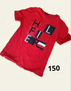 トミーヒルフィガー Tシャツ レッド　150
