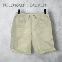 【POLO RALPH LAUREN】　インド綿　ハーフパンツ　ワンポイント刺繍