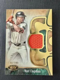 【199シリ/レリック】Topps Tier One マット・チャップマン