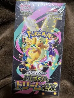 ポケモンカードゲーム メガドリームex BOX シュリンク。ペリペリあり