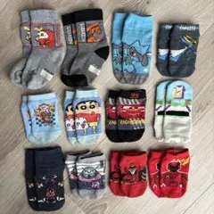 キッズ　男の子　ソックス　靴下　12足セット　まとめ売り　15〜20㎝