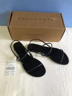 新品 LAOCOONTE レディース サンダル ブラックのサムネイル