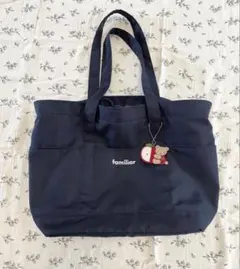 ファミリア　familiar マザーズバッグ　マザーズバック　チェック　トート