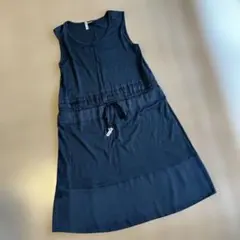 DKNY ネイビー ノースリーブワンピース