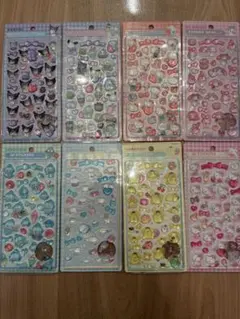 ボンボンドロップ風シール　サンリオ　8枚セット