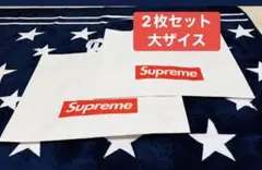 Supreme ショップ袋 2枚セット 大サイズ