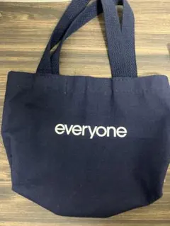 前橋 限定】everyone ぼかしロゴ トートバッグ 黒 - メルカリ