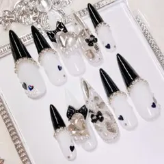 超鬼ロングネイル ギャルネイルチップ NO.32 - メルカリ