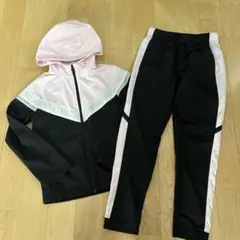 Nike ジャージセット 黒/ピンク 145cm