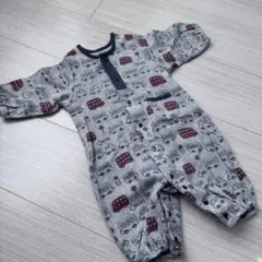 新品/50〜70 車柄ロンパース