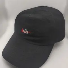 ◆3906 NIKE　ロゴキャップ　ブラック　アジャスタ