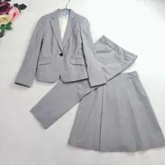 美品✨洗える✨P.S.FA パンツスーツ 3点セット 千鳥格子 9/11号