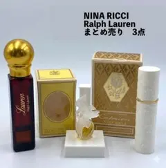 1980年代VIP顧客用ニナリッチ廃盤ミニ香水2点初代ニナファルーシュ