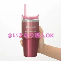 スタバ★新品★3WAYステンレスタンブラースタンレーグラデーションクランベリー