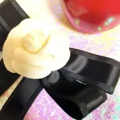 美品　フォクシー　コサージュ　花　リボン　可愛い♡のサムネイル