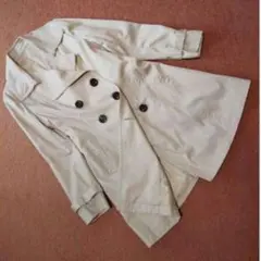 【試着のみ】✿mimosa✿　 ダブルブレスト トレンチコート ベージュ　M