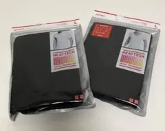 未使用 UNIQLO ユニクロ 半袖 ヒートテック Vネック Tシャツ 2枚組
