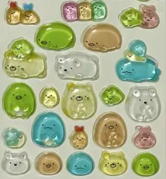 硬い☆ ボンボンドロップシール　3D　立体　ぷっくり　うるちゅる　おすそ分け