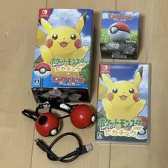 ひとつミュウ入り　Let's Go! ピカチュウ、モンスターボールPlus ２個