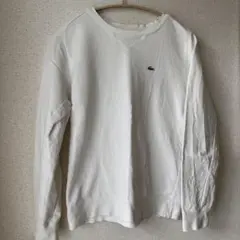 LACOSTE ラコステ 長袖Tシャツ ロンT ホワイト 40のサムネイル
