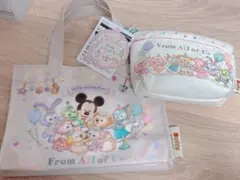 ダッフィー フロムオールオブアス トートバッグ+ポーチセット♡