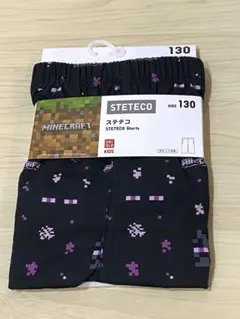 新品未使用 UNIQLO Minecraft ステテコ ハーフパンツ 130